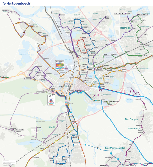 routekaart Den Bosch