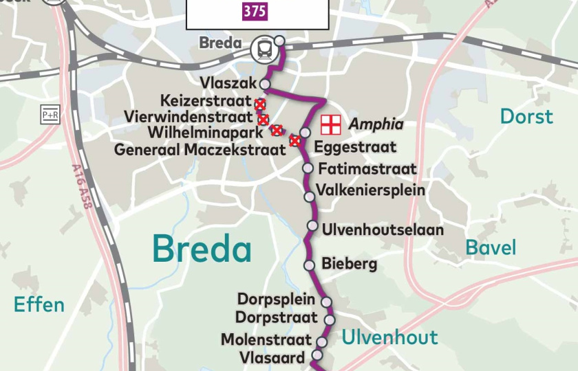 lijn 375 breda